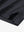 Detail of side slit hem on BLACK 4 Way Stretch Jacquard Polo — clean stitching and stretch finish