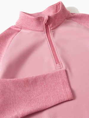 Colorblock Stripe Raglan Quarter Zip