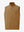 Front 3D view of windproof golf vests with zip pockets, clean shape with modern brown finish
