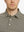 Upper chest close-up wearing Black Khaki Yarn Dyed Stripe Polo – from nose to chest