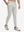 Front view of superion softness mesh joggers with zipper pockets in khaki grey