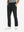 Front lower-body view of model in black  stretch quick dry casual golf pants with 4 pockets