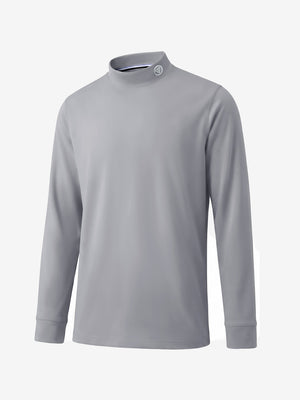 Warm Brushed Mock Neck Golf T Shirts