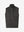 3D view of dark brown classic micro suede leather puffer vest