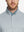 Heather Pinstripe Brushed Dry Fit Quarter Zip Pullover in lunar rock melange, front chest detail showing brushed fabric and pinstripe texture