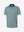 3D render of dark green oval premium ribbed collar print polo shirts
