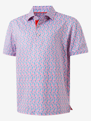 Polos elásticos ligeros con estampado juvenil