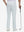 Back lower body shot of model wearing newport blue straight fit lightweight dress golf pants