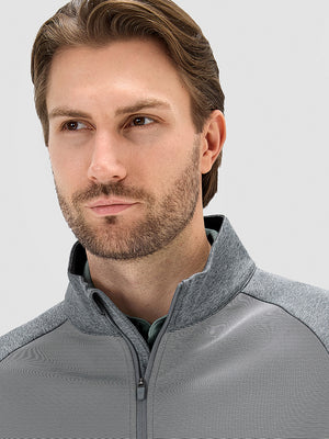 Colorblock Stripe Raglan Quarter Zip