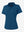3d rendering of blue women's breathable 1/4 zip pullover golf shirts