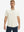 Front upper body shot of model wearing cream cool print plain button up shirts