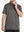 Half-body front shot of model in Cooling Stripe Golf Shirt, displaying fit and style – BLACK STRIPE