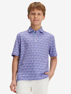 Polos elásticos ligeros con estampado juvenil