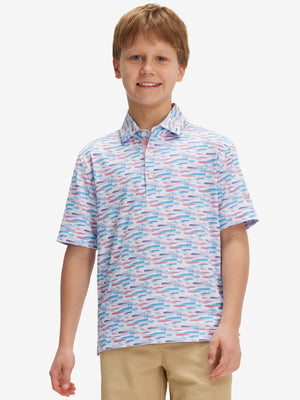 Polos elásticos ligeros con estampado juvenil
