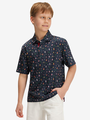 Polos elásticos ligeros con estampado juvenil