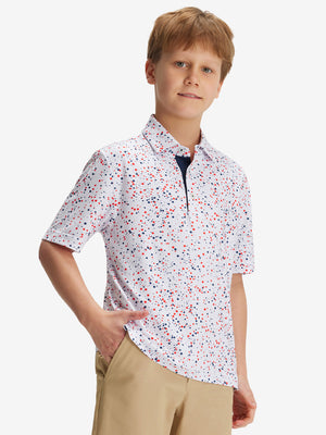 Polos elásticos ligeros con estampado juvenil