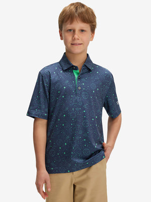 Polos elásticos ligeros con estampado juvenil