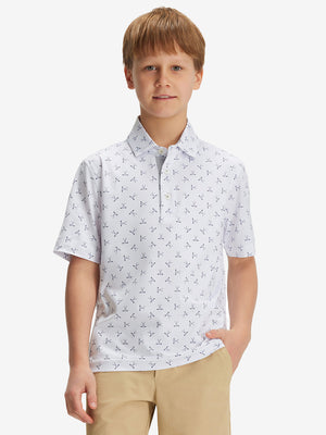 Polos elásticos ligeros con estampado juvenil