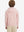 Back upper body view of model wearing youth full print stylish hoodies pullover, orange sea wave.