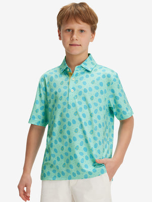 Polos elásticos ligeros con estampado juvenil