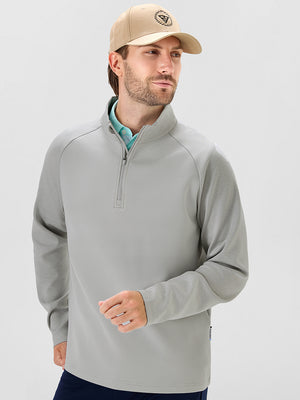 Colorblock Stripe Raglan Quarter Zip