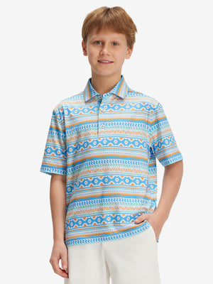 Polos elásticos ligeros con estampado juvenil