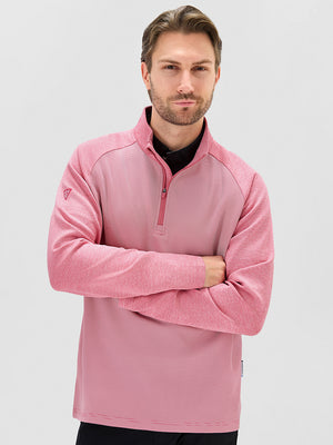 Colorblock Stripe Raglan Quarter Zip