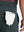 Back pocket detail of Lightweight Ankle-Zip Sweatpants with 4 Pockets in dark grey