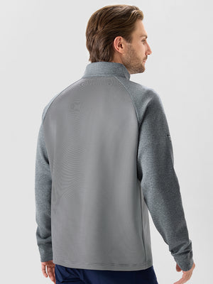 Colorblock Stripe Raglan Quarter Zip