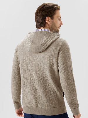 Pure Cotton Sweater Knit Hoodies