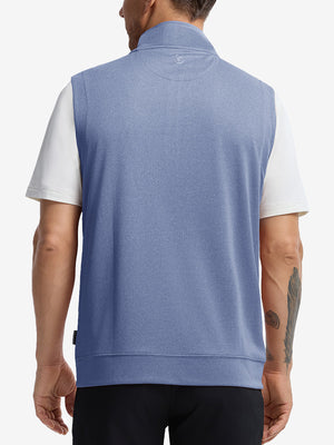 Lightweight Sleeveless Quarter Zip Golf Vest