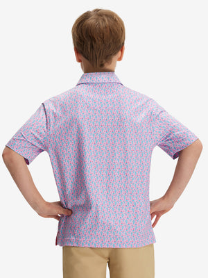 Polos elásticos ligeros con estampado juvenil