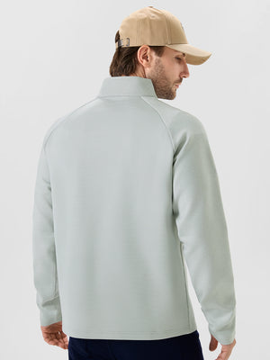 Colorblock Stripe Raglan Quarter Zip