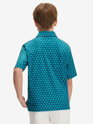 Polos elásticos ligeros con estampado juvenil