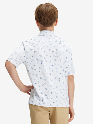 Polos elásticos ligeros con estampado juvenil