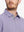 Model front close-up from nose to chest wearing LAVENDER Ventilated Pique Performance Polo