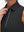 Detail view of cuff on black women's 4 buttons golf polo shirts
