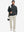 Ultra-Soft Brushed Fleece Lining Quarter Zip Sweatshirt in dark grey, model carrying tennis bag