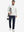 Ultra-Soft Brushed Fleece Lining Quarter Zip Sweatshirt in cream, model carrying tennis bag