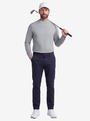 Warm Brushed Mock Neck Golf T Shirts
