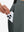 Side view of pocket on dark grey women's lightweight athletic sweatpants