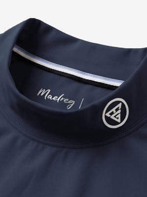 Warm Brushed Mock Neck Golf T Shirts