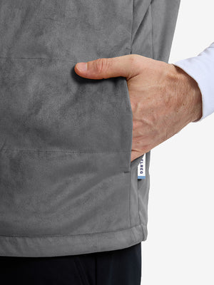 Classic Micro Suede Leather Puffer Vests