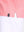 Detail view of cuff on brick red moisture wicking jacquard golf shirts