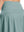 Detail view of back design on dusty blue women's high waisted golf skirts with 4 inner pockets