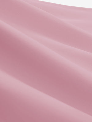 Close-up texture of lavender women's collared v neck quick dry tank tops fabric showing weave detail.