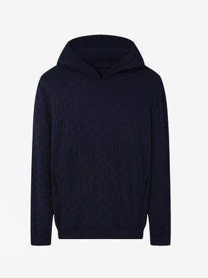 Pure Cotton Sweater Knit Hoodies