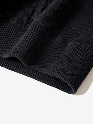 100% Cotton Knit Crew Neck Sweatshirt