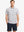 Front half-body view wearing COLORFUL WILD GOOSE Stylish Printing Summer Shirt.