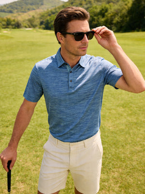 Cool Heather Texture Polo